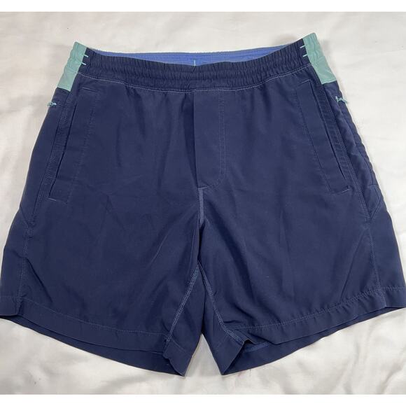Birdogs The Kerfuffles Shorts Mens Size S Navy Blue Drawstring Lined Casual READ - Picture 1 of 8